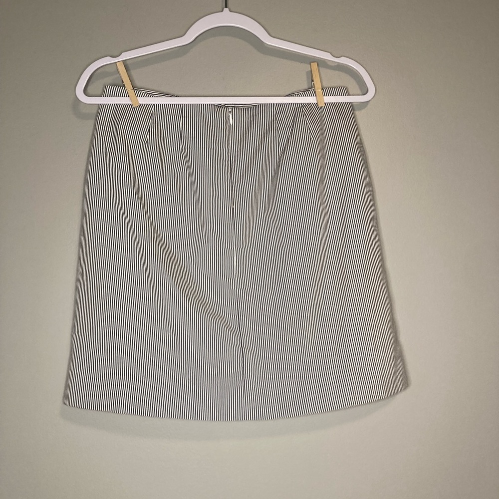 Grace Skirt 4 
Cotton Black White Stripe Pockets Sexy. 
Very good condition - Picture 4 of 6